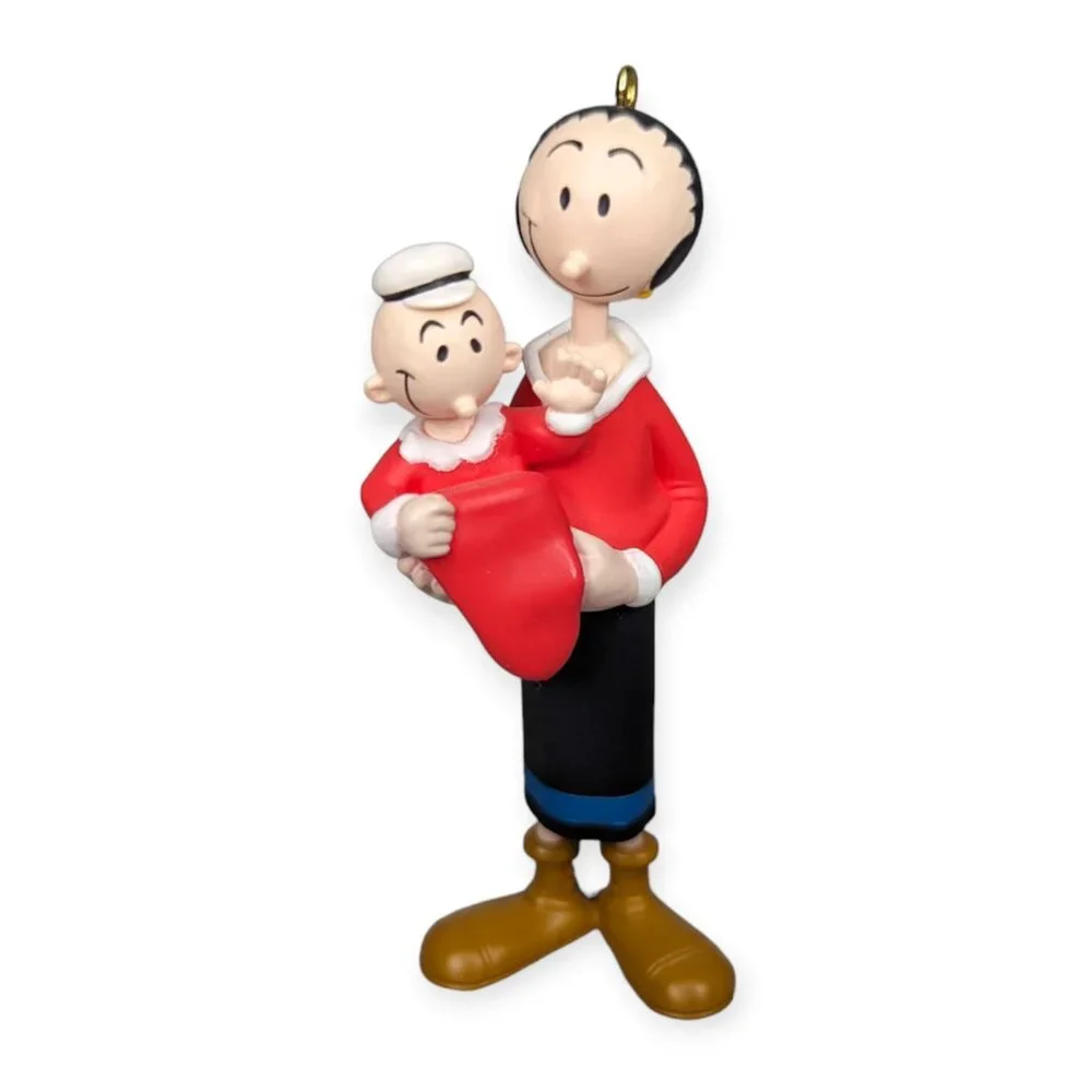 Vintage 1995 Hallmark Keepsake Ornament Olive Oyl & Swee' Pea